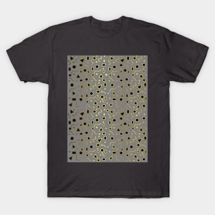 GREY And Black Mod Shapes T-Shirt